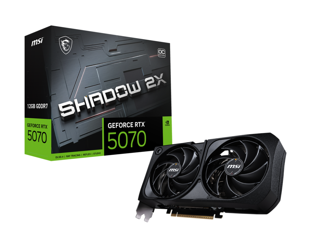 MSI GeForce RTX 5070 Shadow 2X OC 12GB