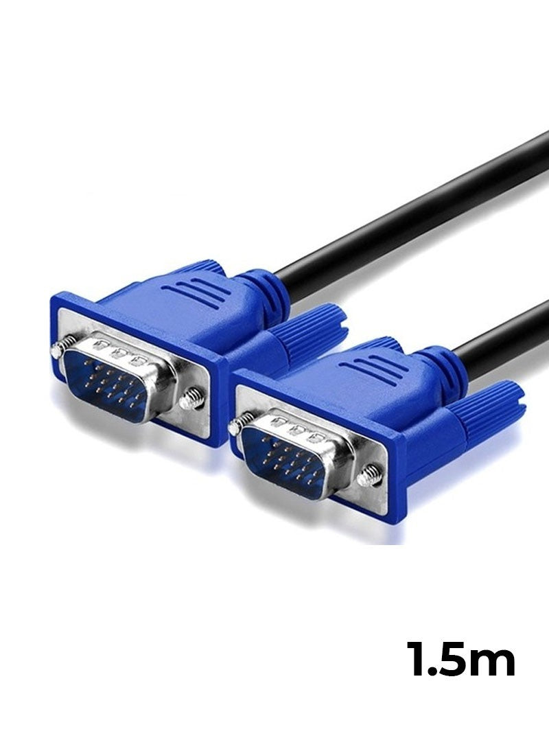 VGA Male to Male 1.5m Cable