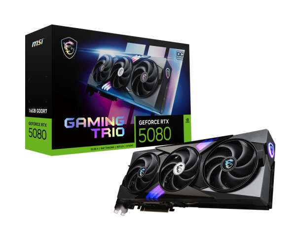 MSI GeForce RTX 5080 Gaming Trio OC 16GB