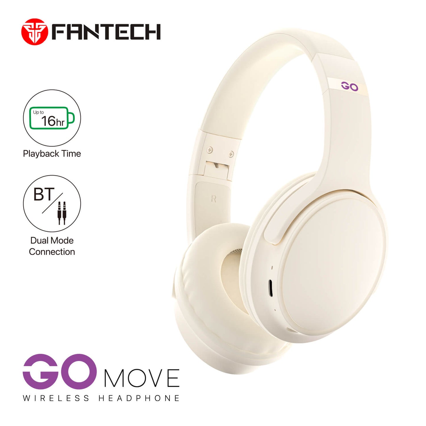 Fantech WH03 GO Move Wireless Headphones