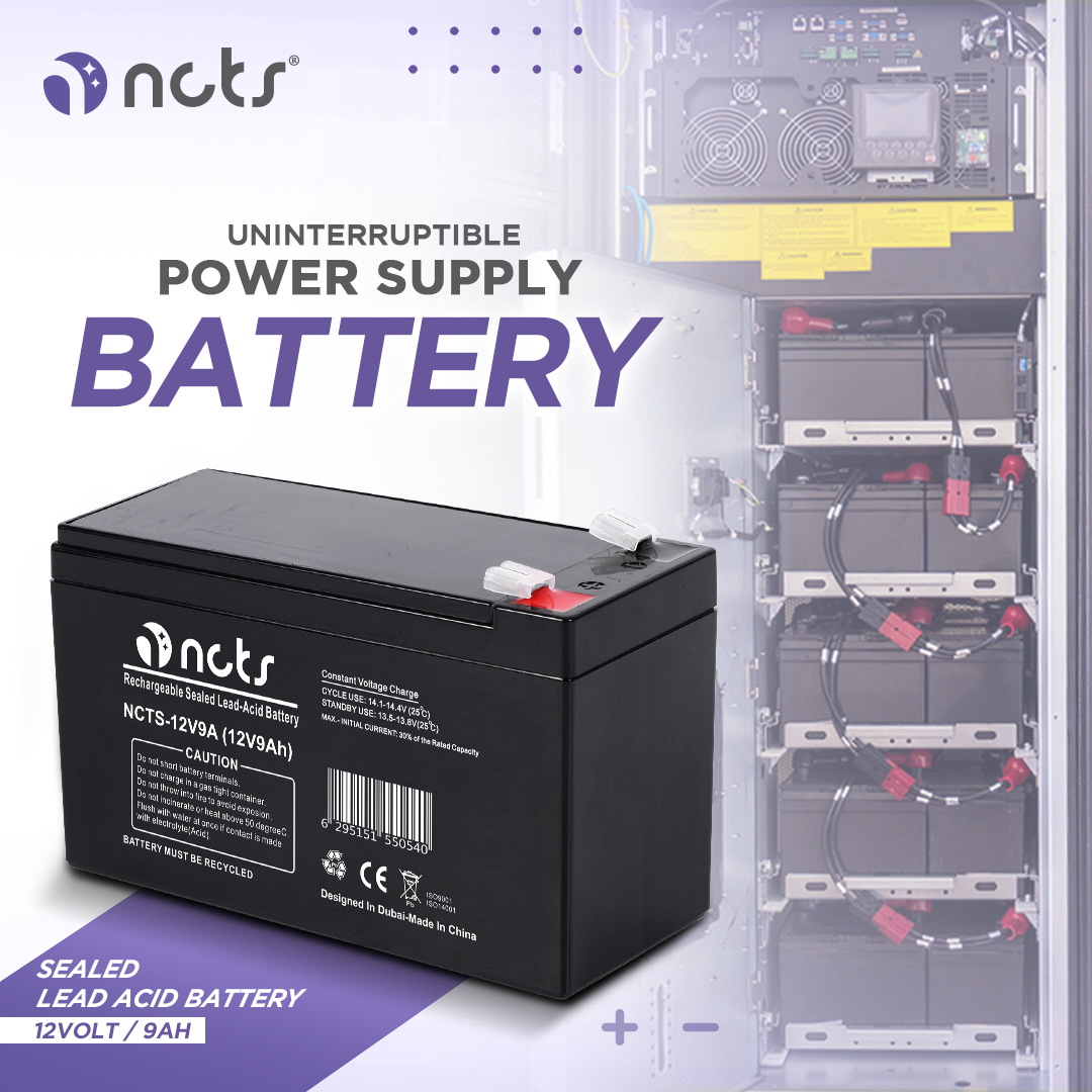 NCTS 12V 9Ah UPS Battery