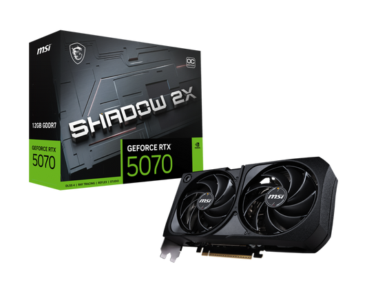 MSI GeForce RTX 5070 Shadow 2X OC 12GB