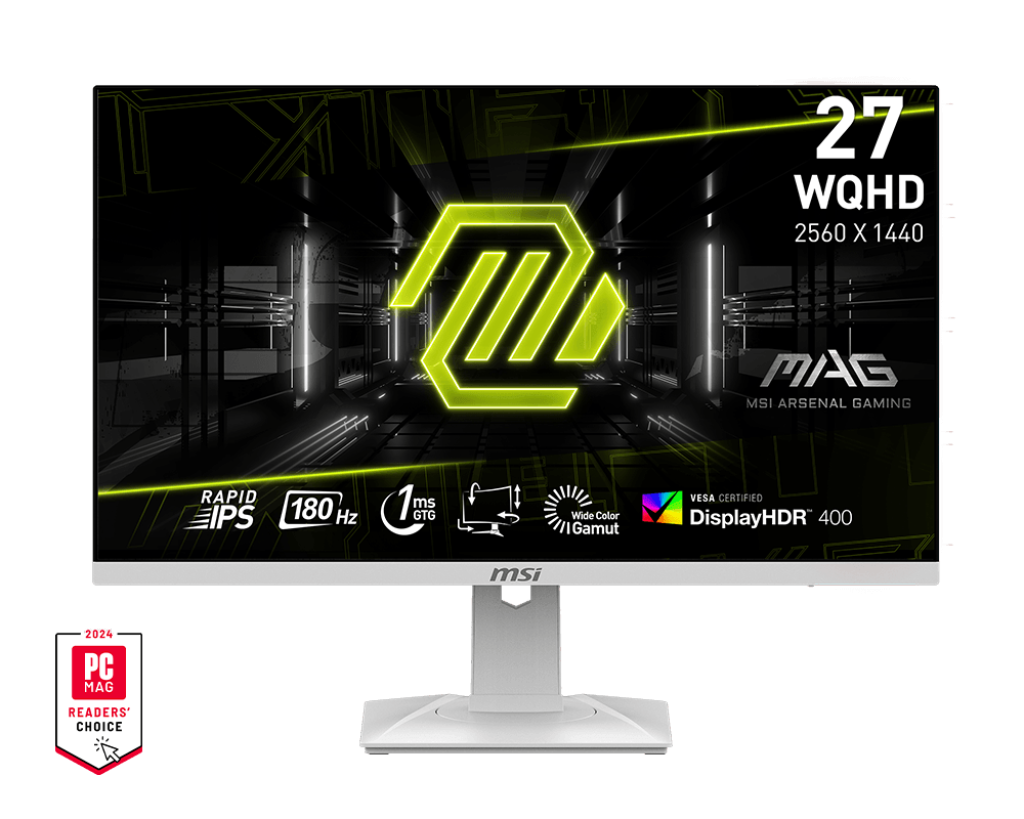 MSI MAG 274QRFW 27" 2k Monitor *3 Years Warranty