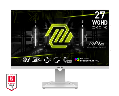MSI MAG 274QRFW 27" 2k Monitor *3 Years Warranty