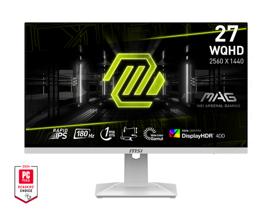 MSI MAG 274QRFW 27" 2k Monitor *3 Years Warranty
