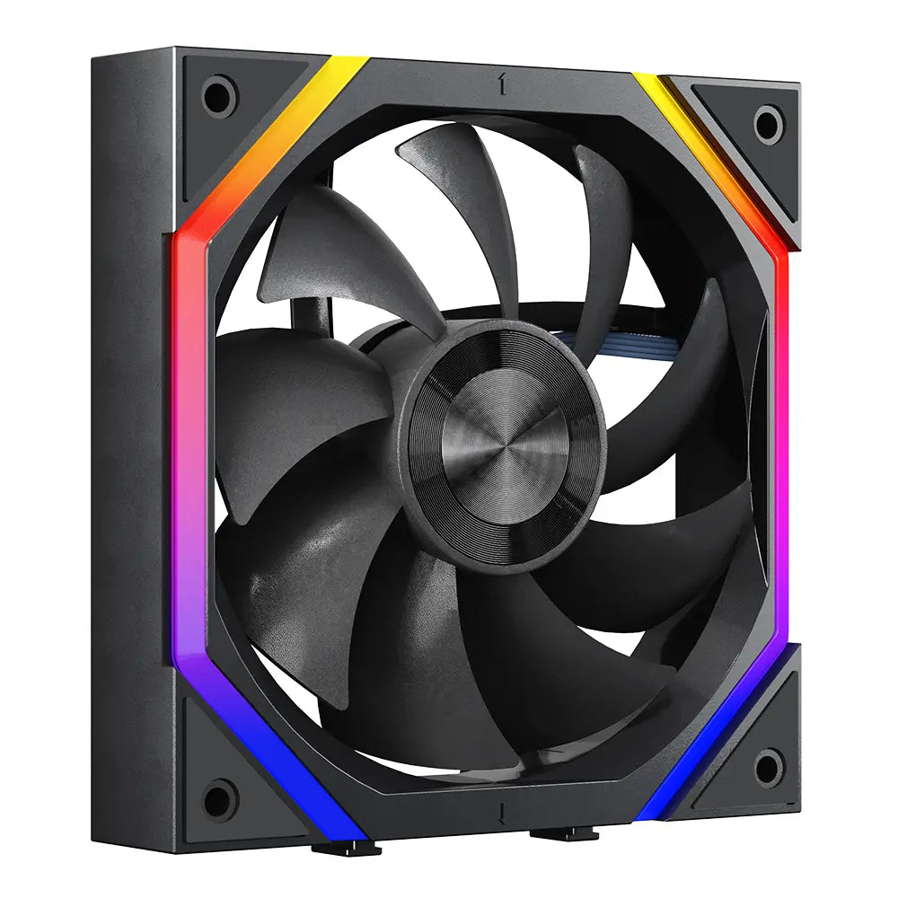 Jungle Leopard Galaxy Black Reverse Case Fan