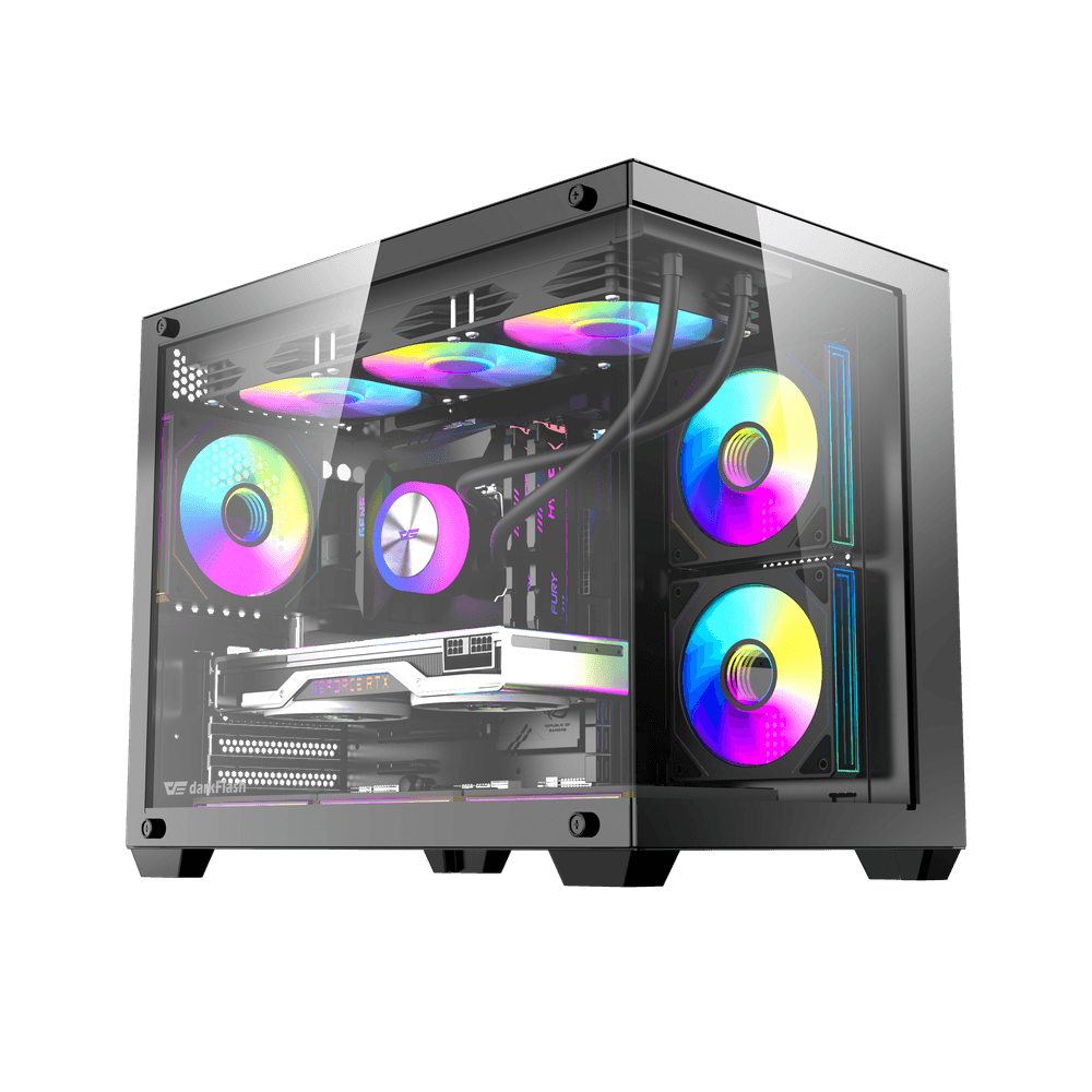 DarkFlash B275 Pro M-ATX Black PC Case