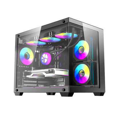 DarkFlash B275 Pro M-ATX Black PC Case