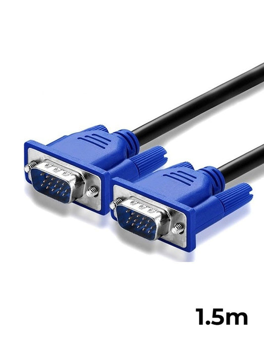 VGA Male to Male 1.5m Cable