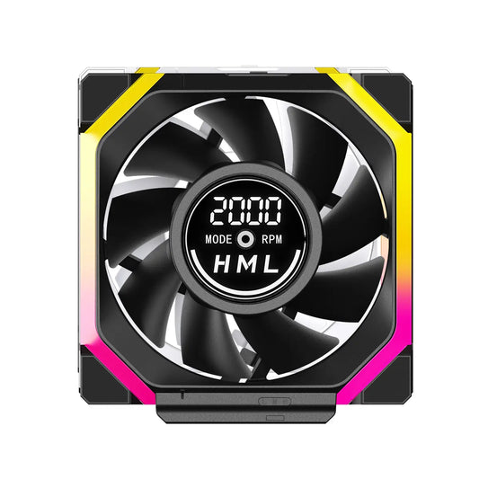 Jungle Leopard Interstellar V4 Black Magnetic Forward Case Fan