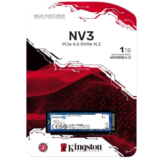 Kingston NV3 PCIe 4.0 NVMe M.2 1TB SSD