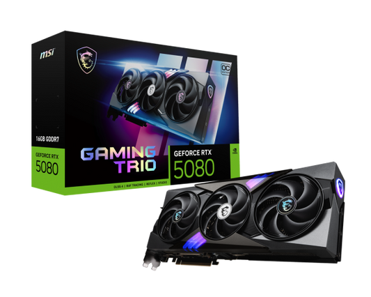 MSI GeForce RTX 5080 Gaming Trio OC 16GB