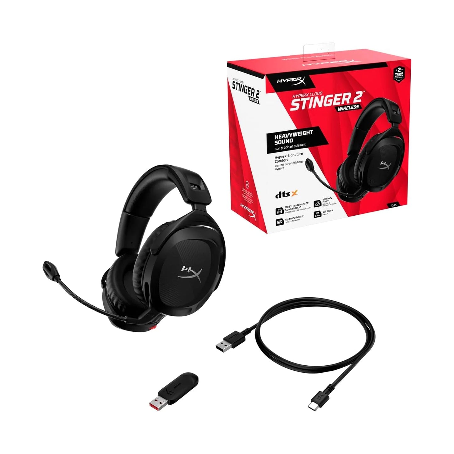 HyperX Cloud Stinger 2 Wireless Gaming Headphones