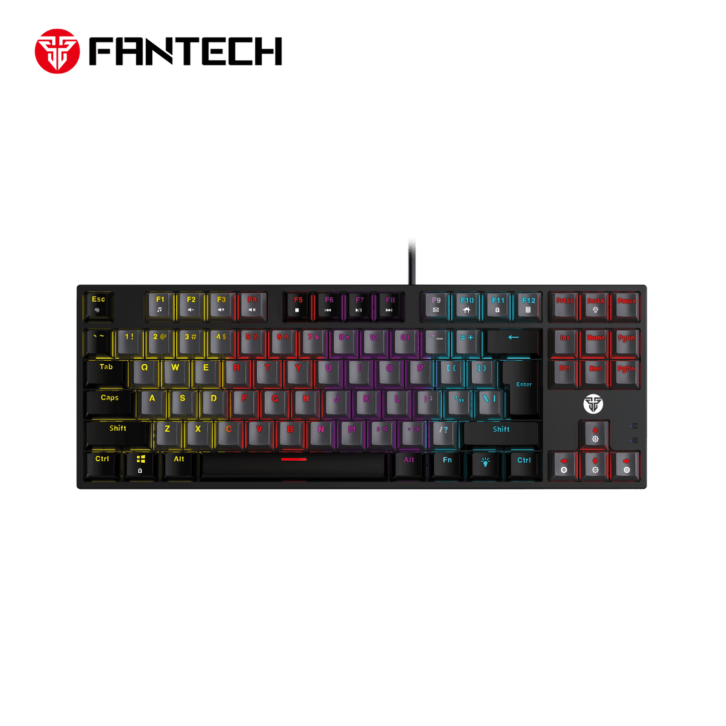 Fantech Atom87 MK876V2 Mechanical Gaming Keyboard Grey