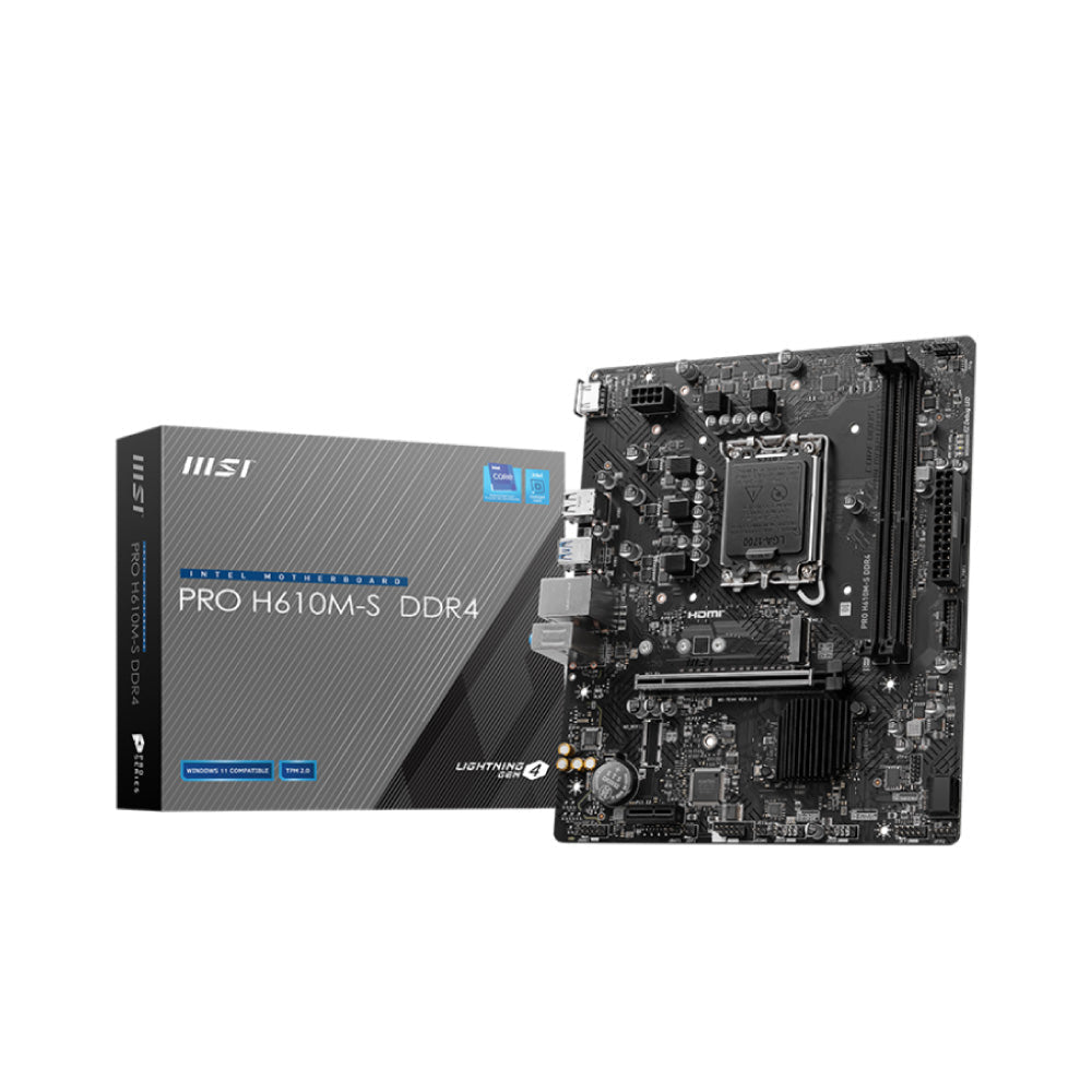 MSI Pro H610M-S DDR4 Motherboard *1 Year Warranty