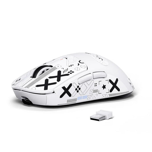 Attack Shark X3 PAW-3395 Wireless Gaming Mouse (White) *1 Year Warranty
