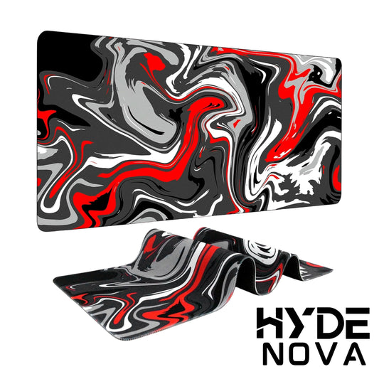 Hyde Nova Mousepad Liquid Red Abstract