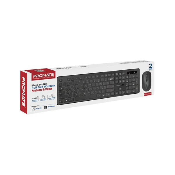 Promate ProCombo-13 Wireless Mouse and Keyboard