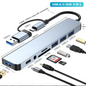 8 in 1 USB Hub Docking Station