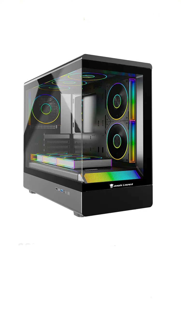 Jungle Leopard MS-01 Black PC Case