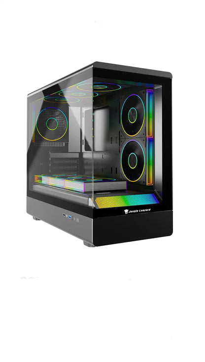 Jungle Leopard MS-01 Black PC Case