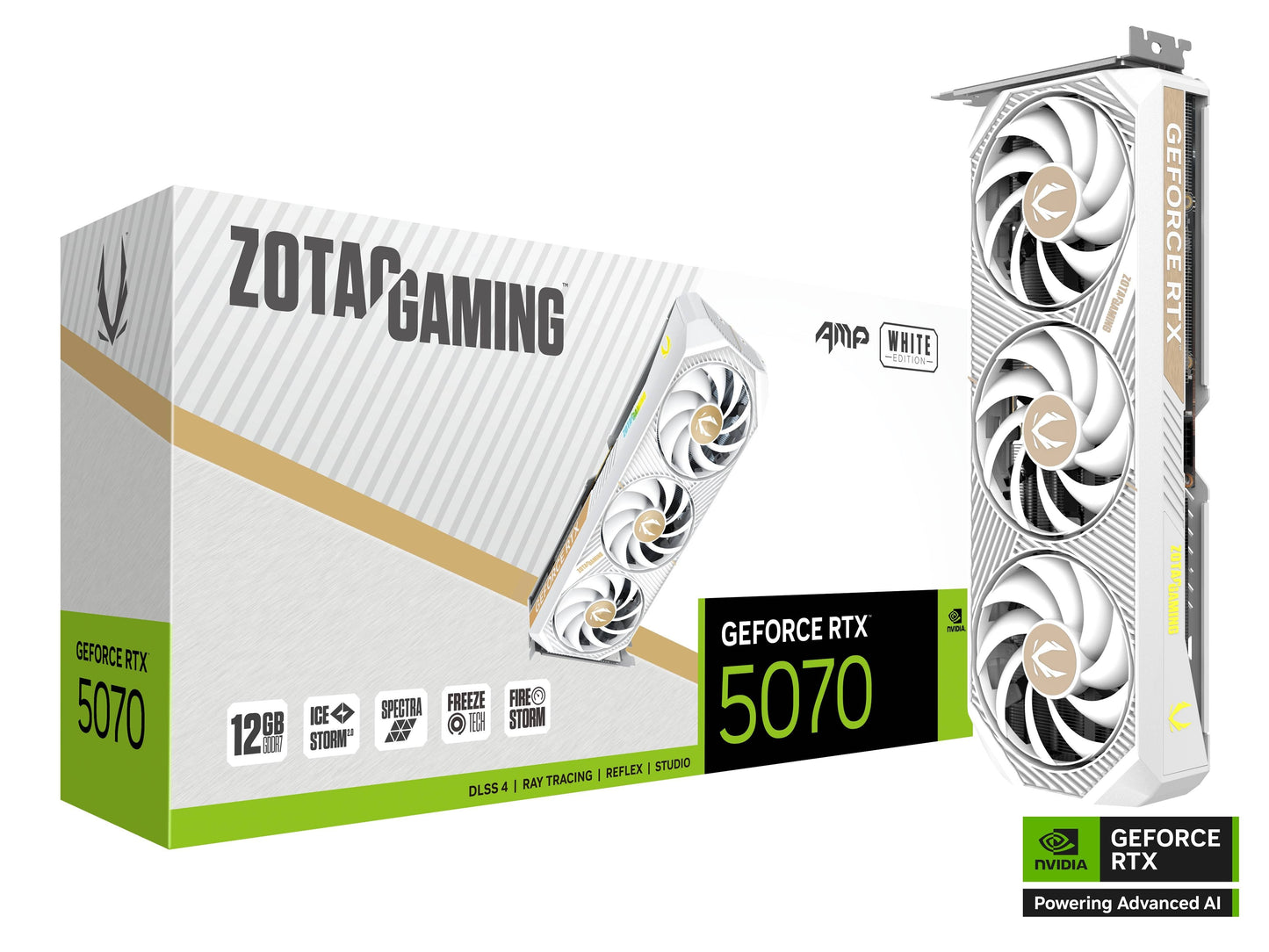 Zotac Gaming GeForce RTX 5070 AMP White 12GB